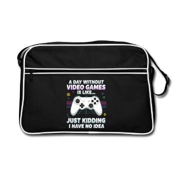 Gaming - Retro Bag - black/white - Front