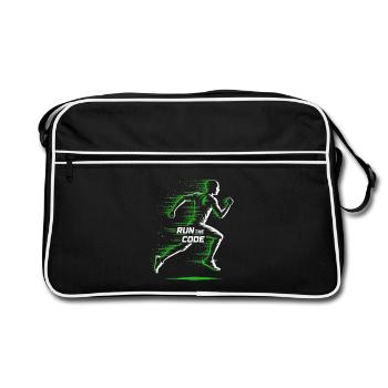Programmers – Coding Developers & Computer Scientists - Retro Bag - black/white - Front