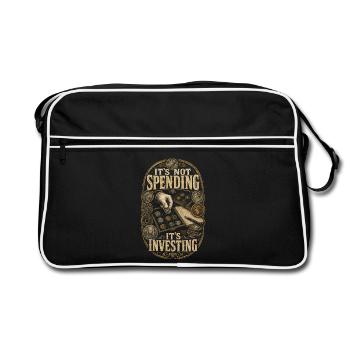 Numismatique des collectionneurs de pièces : ne pas investir - Sac Retro - noir/blanc - Devant
