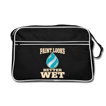Garage Detailer Car Detailing Car Detailer - Retro Bag - black/white - Front