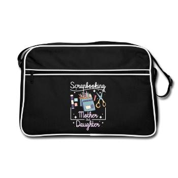 Scrapbooking Mère Fille - Sac Retro - noir/blanc - Devant