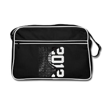14 YEARS OLD LIMITED EDITION 2012 14TH BIRTHDAY - Retro Bag - black/white - Front