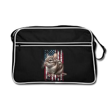 Degu US Degu - Sac Retro - noir/blanc - Devant