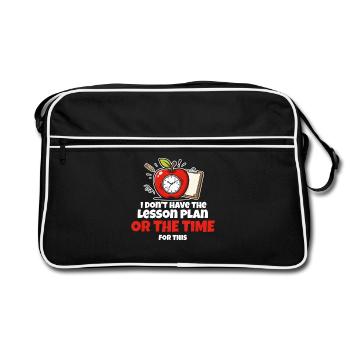 Meme de leçon de presse - Sac Retro - noir/blanc - Devant