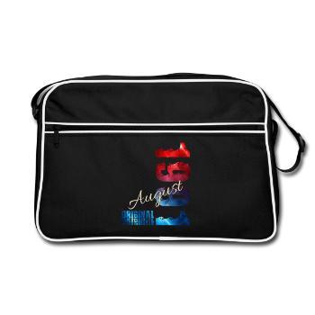 35th Birthday Gift Original August 1991 - Retro Bag - black/white - Front