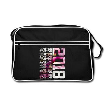 LIMITED EDITION 2018 - 8 YEARS - 8TH BIRTHDAY - Retro Bag - black/white - Front