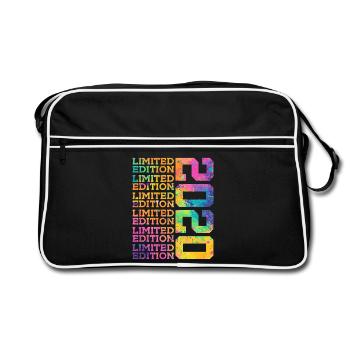 LIMITED EDITION 2020 - 6 YEARS - 6TH BIRTHDAY - Retro Bag - black/white - Front