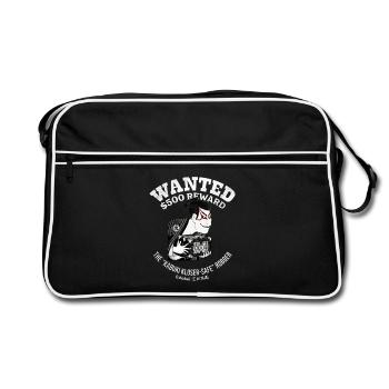 Sharaku Kabuki Edobei Wanted Poster Japanese Art - Retro Tasche - Schwarz/Weiß - Vorne