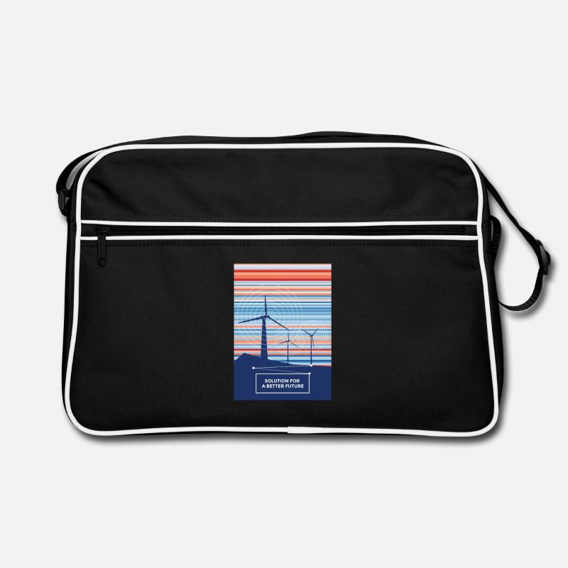 Une solution éolienne pour un avenir meilleur Sac Retro