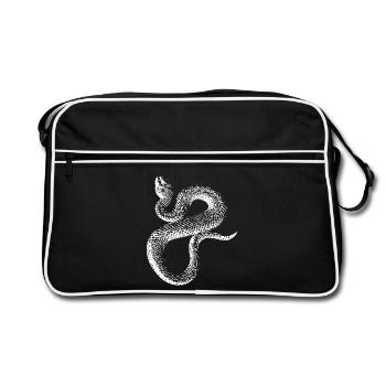 Snake 3.1 - Retro Bag - black/white - Front