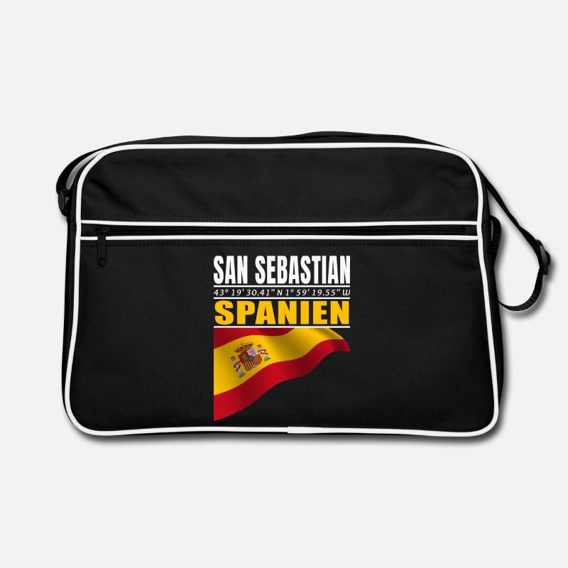 Saint-Sébastien - Sac Retro - noir/blanc