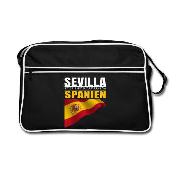 Séville - Sac Retro - noir/blanc - Devant