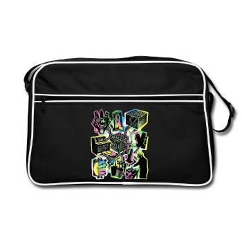 Pyrotechnician Pyro - Retro Bag - black/white - Front