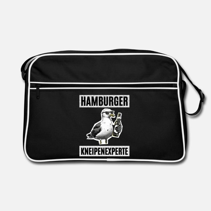 Hamburger Kneipen Experte Retro Tasche