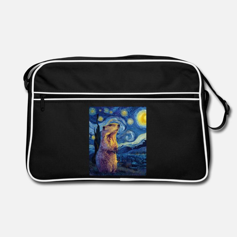 Murmeltier Retro Tasche