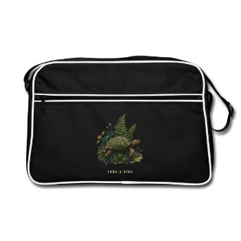 take a hike - Retro Bag - black/white - Front