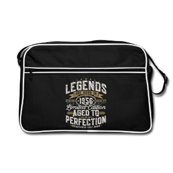1956 Vintage Birthday Vintage Retro Gift - Retro Bag - black/white - Front