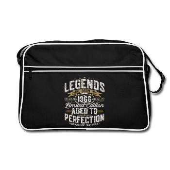 1966 Vintage Vintage Birthday Gift Retro - Retro Bag - black/white - Front