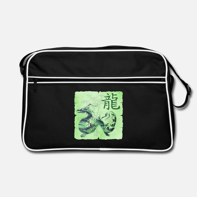 drachen e 108 Retro Tasche