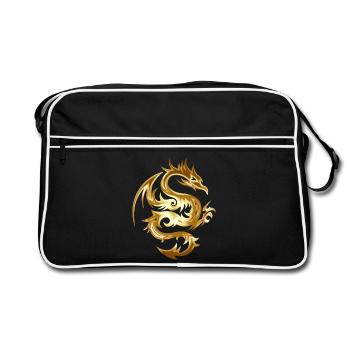 Dragons - Sac Retro - noir/blanc - Devant