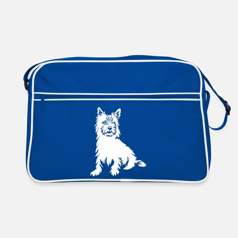 Cairn Terrier "Black Edition" Retro Tasche
