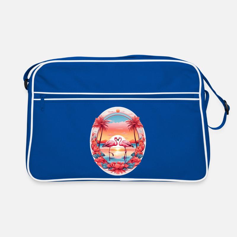 Flamants roses Sac Retro