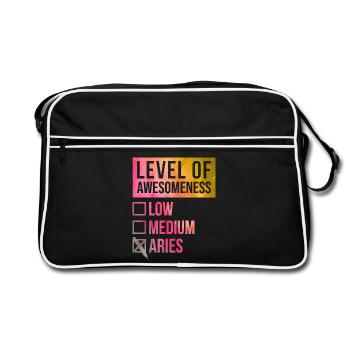 Bélier Bélier Bélier - Sac Retro - noir/blanc - Devant