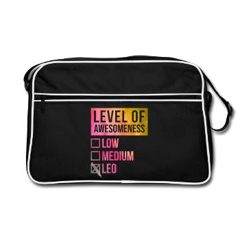 Leo Leo Leo - Sac Retro - noir/blanc - Devant