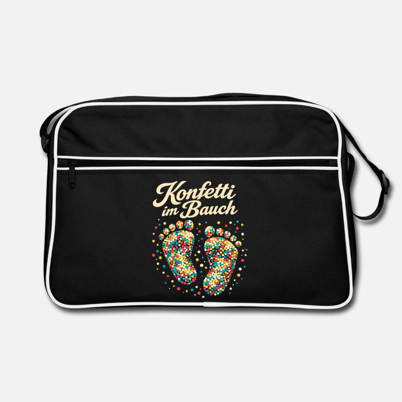 Carnival Confetti Pregnancy Expectant Retro Bag