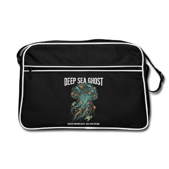 Deep Sea Plastic - Retro Bag - black/white - Front