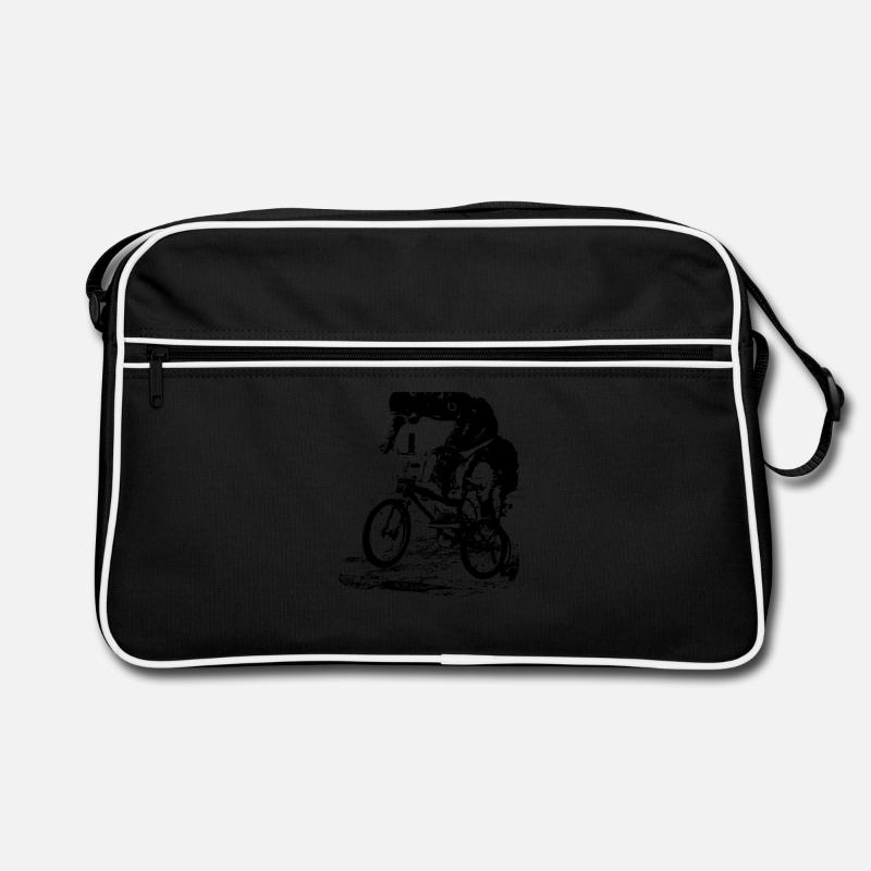 bmx - Retro Tasche - Schwarz/Weiß
