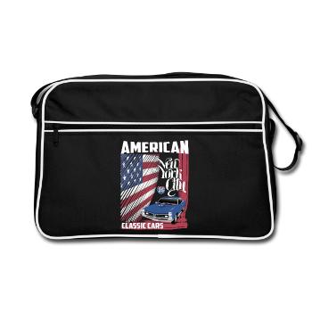 American Classic Cars - Sac Retro - noir/blanc - Devant