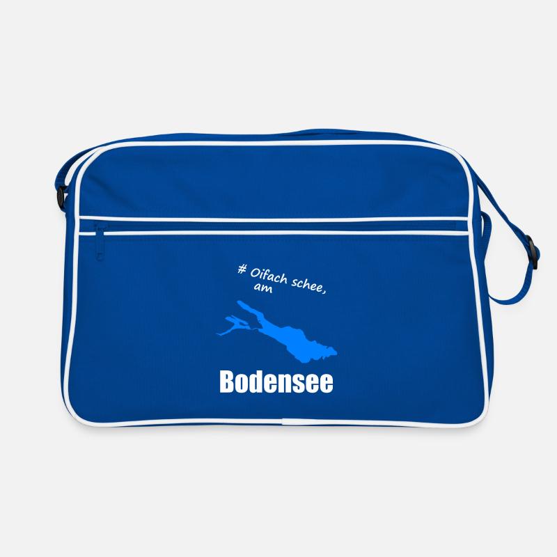 # Oifach schee, am Bodensee Retro Tasche