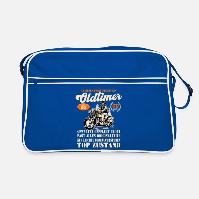 Oldtimer Modell1963 Jubiläum Retro Tasche