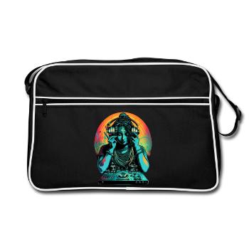 Goddess DJ - Retro Bag - black/white - Front