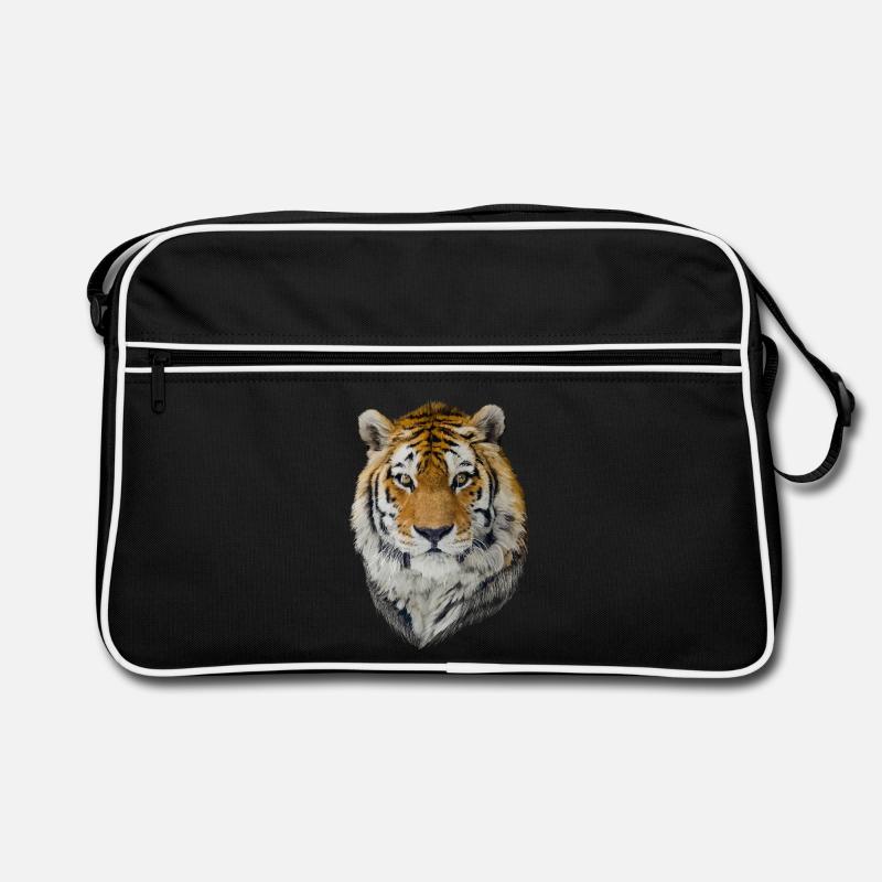 Tiger - Retro Bag - black/white