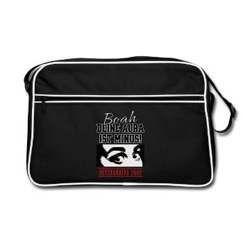 **Votre Aura** Streetwear - Sac Retro - noir/blanc - Devant