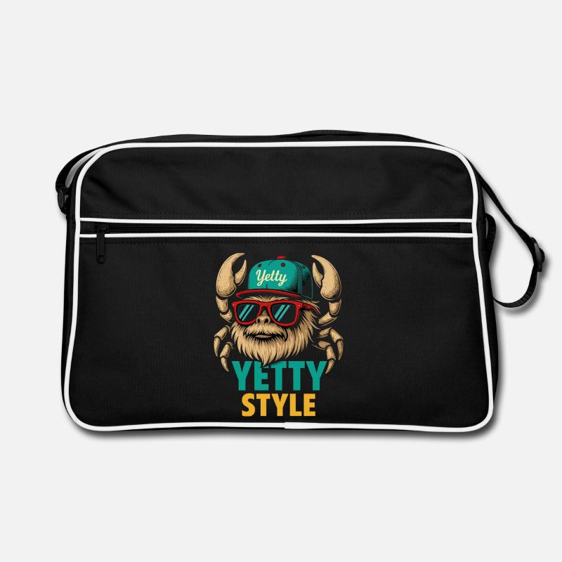 Graphisme Yeti Style Yetty Sac Retro