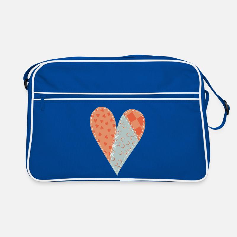 Patchwork Heart No12 Retro Bag