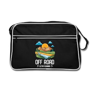 Ultra Running - Hors route - Sac Retro - noir/blanc - Devant