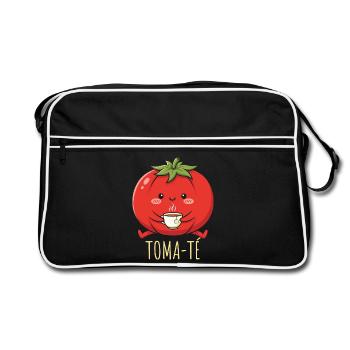 Funny Maestra School Spanish Teacher - Retro Bag - black/white - Front