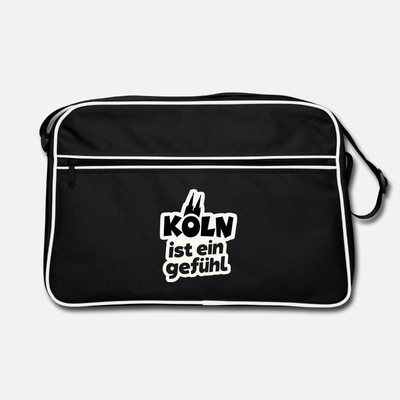 Cologne is a feeling Cologne cathedral Retro Bag