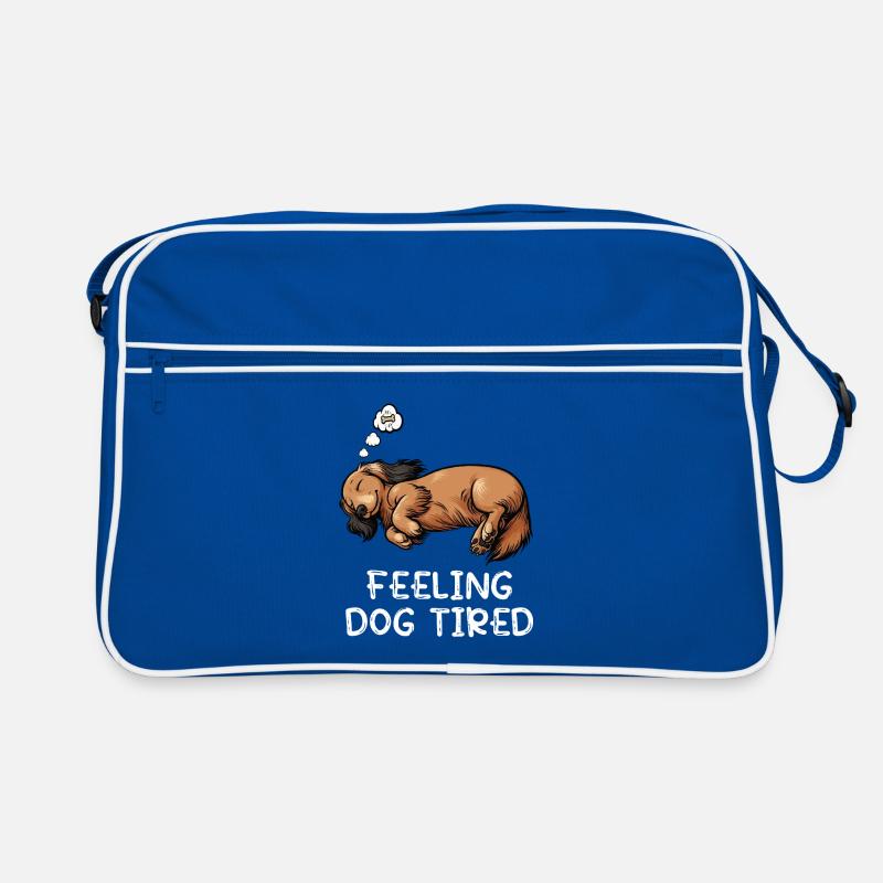 Se sentir fatigué par chien Teckel Sac Retro