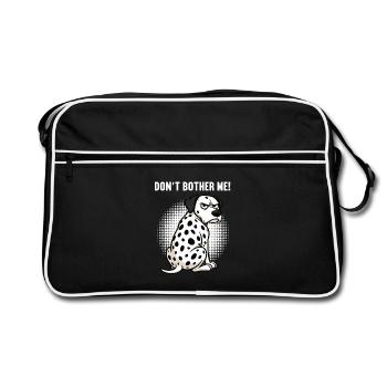 Don't Bother Me Dalmatians Dalmatian Owners - Retro Bag - black/white - Front