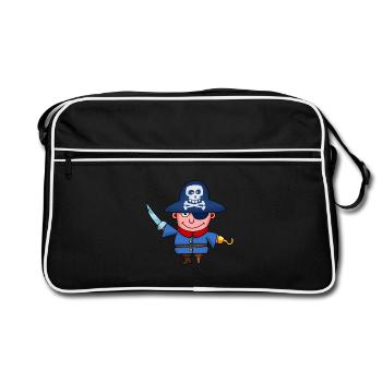 Pirate Captain - Sac Retro - noir/blanc - Devant