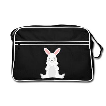 Rabbit Rabbit - Retro Bag - black/white - Front