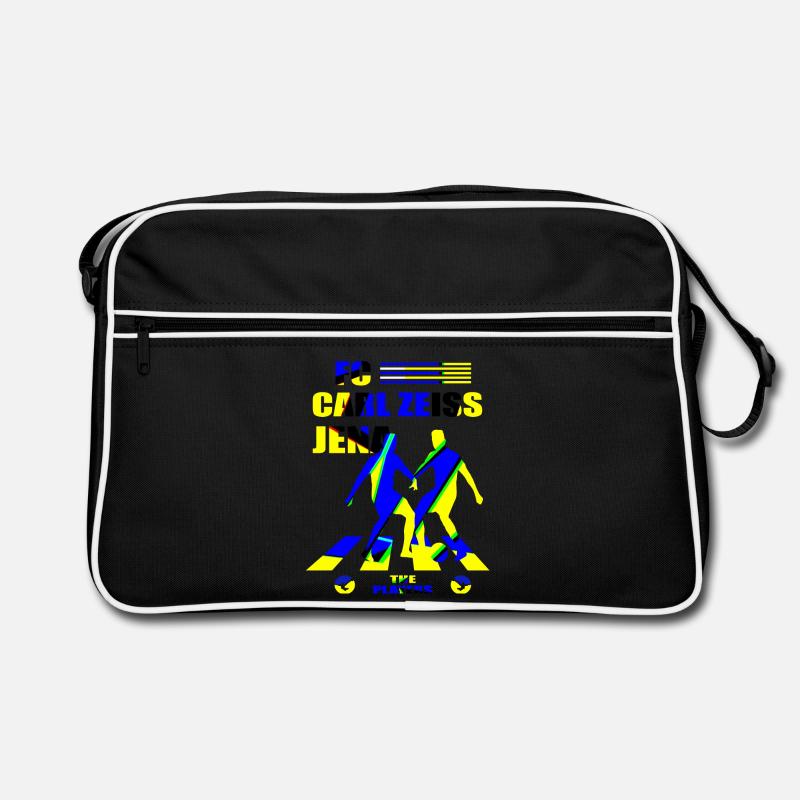 FC Carl Zeiss Jena - Retro Tasche - Schwarz/Weiß
