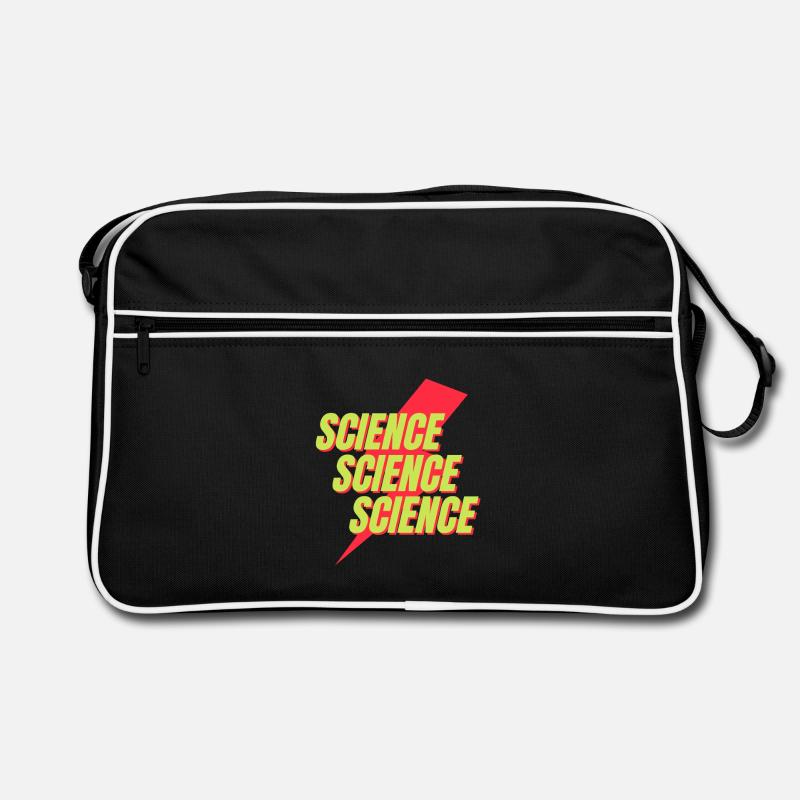 Conception du boulon scientifique néon Sac Retro