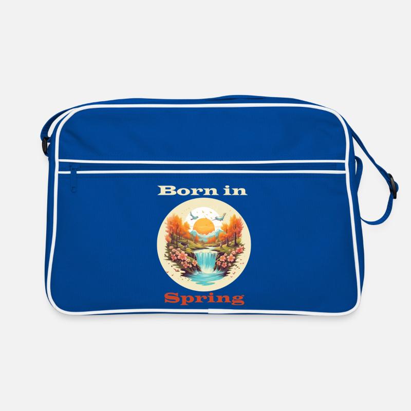 Born in Spring Retro Tasche