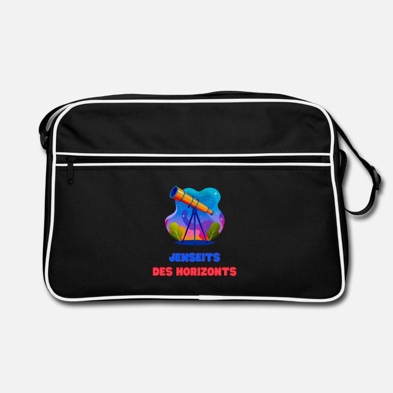 Jenseits des Horizonts Retro Tasche